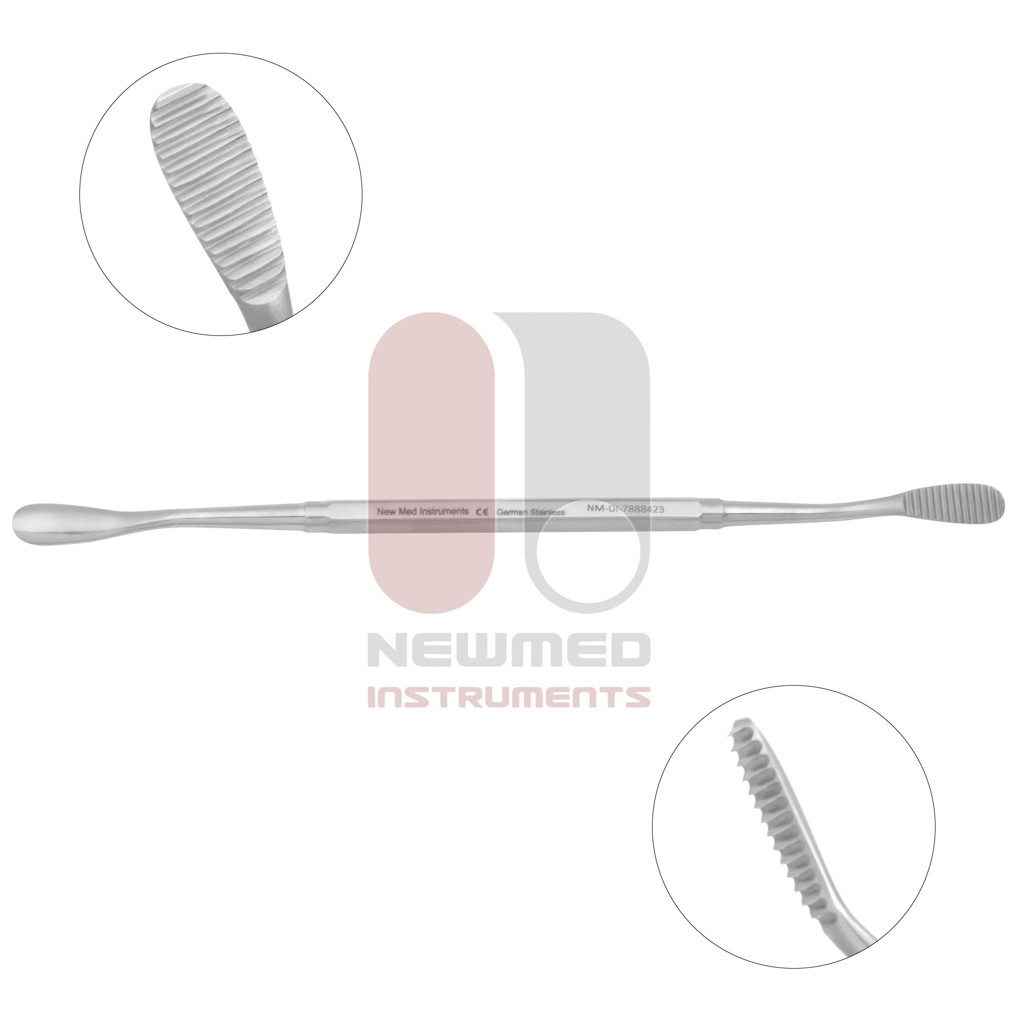ミラー骨ヤスリ、両端 - 21 | New Med Instruments